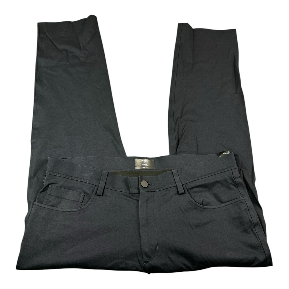 Theory Navy Blue Current Raffi Slim Neoteric 5 Pocket Pant Size 36x28